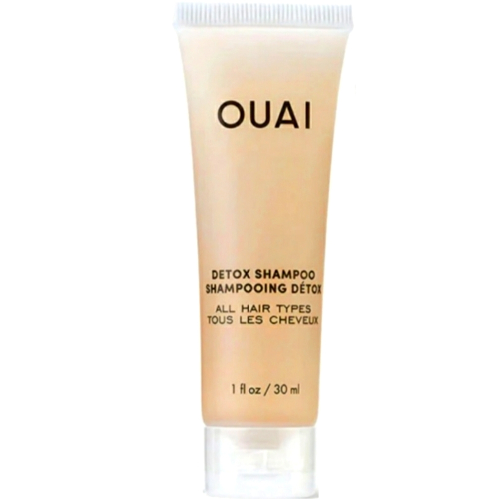 OUAI DETOX SHAMPOO FOR ALL HAIR TYPES.